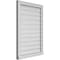 Ekena Millwork Vertical Surface Mount PVC Gable Vent: Functional, w/ 2"W x 2"P Brickmould Sill Frame, 24"W x 34"H GVPVE24X3403SF - alternate 5